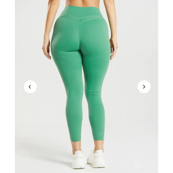 Gymshark Whitney High Rise Leggings Palm Green Size Extra Large - Picture 6 of 16